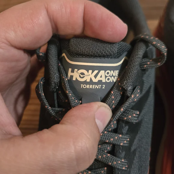 Hoka One Women’s Torrent 2  Running Shoes Size 7.5 Castlerock/Camelia - Picture 5 of 13